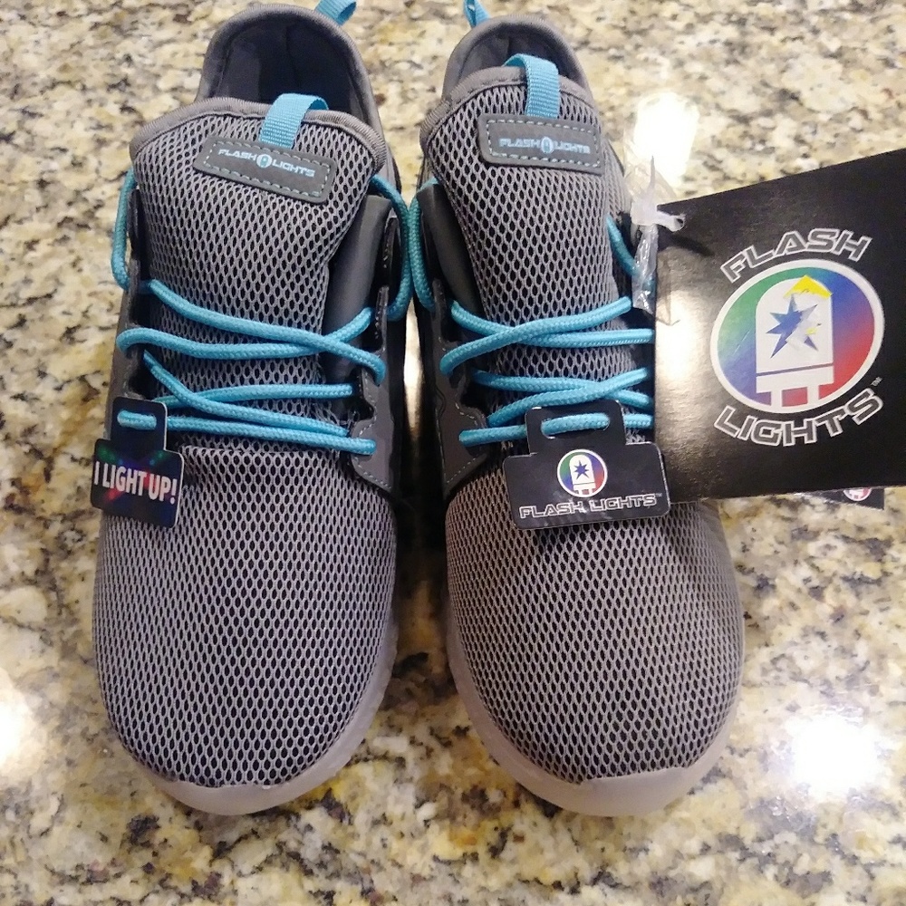 Flash light sneakers